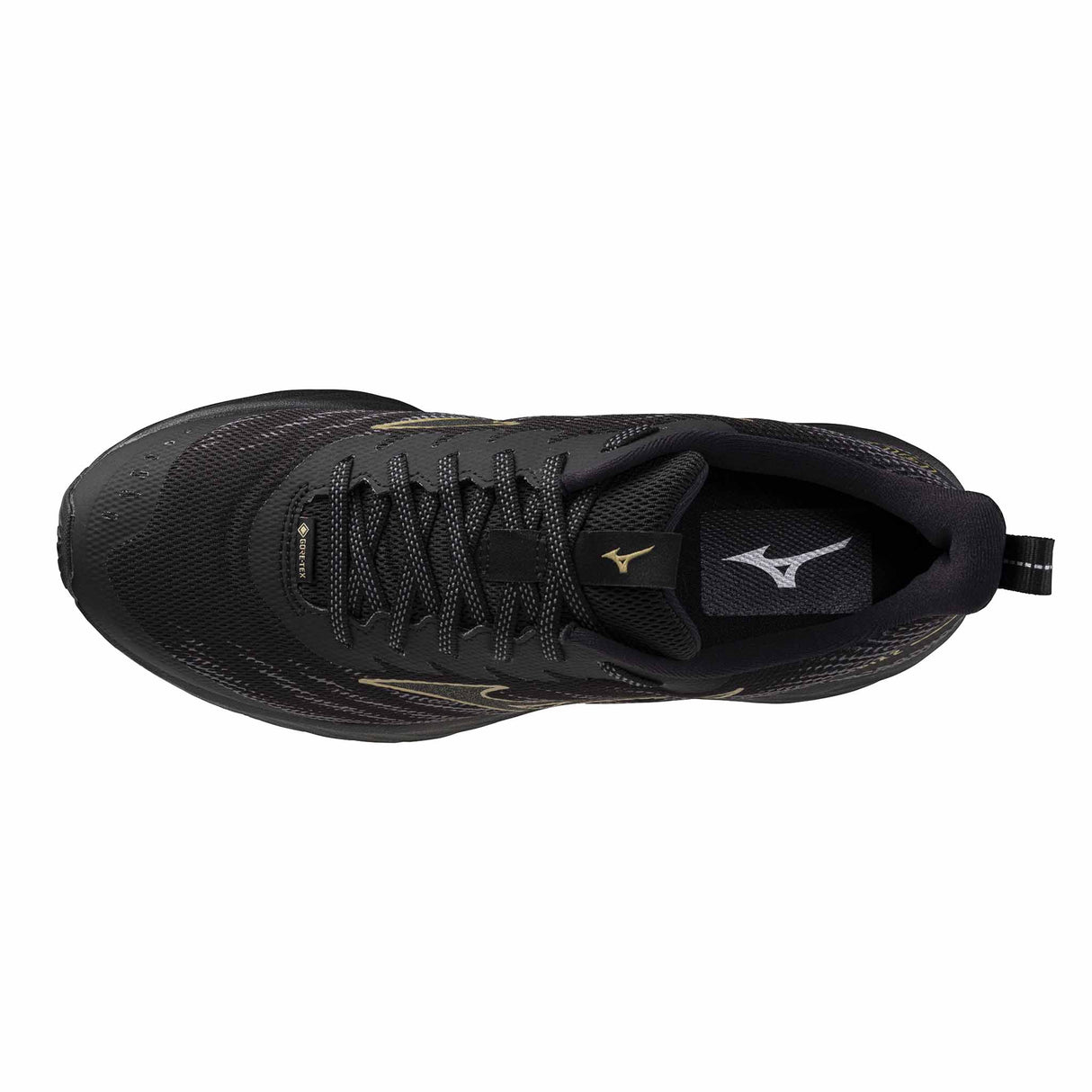 Mizuno Wave Rider GTX 2 Men's running shoes - Black / Golden Halo