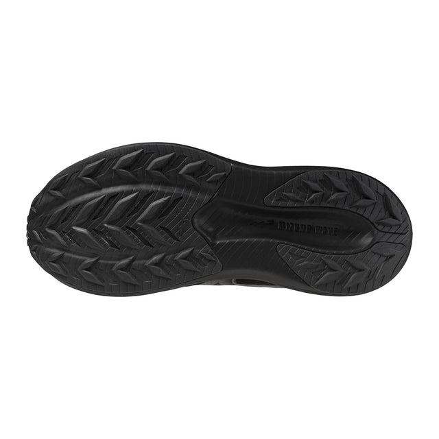 Mizuno Wave Rider GTX 4 waterproof running shoes for men, Black / Black Sand — view 3