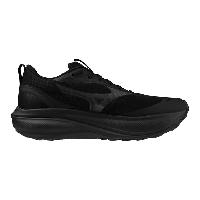 Mizuno Wave Rider GTX 4 waterproof running shoes for men, Black / Black Sand — view 4