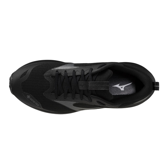 Mizuno Wave Rider GTX 4 waterproof running shoes for men, Black / Black Sand — view 5