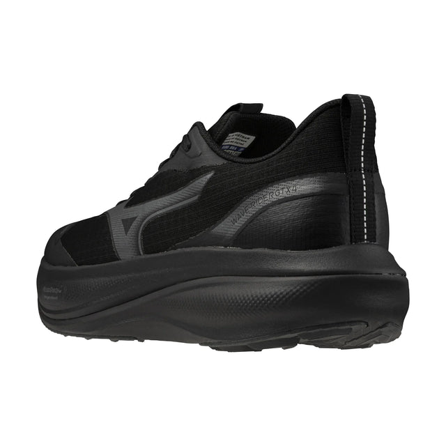 Mizuno Wave Rider GTX 4 waterproof running shoes for men, Black / Black Sand — view 8