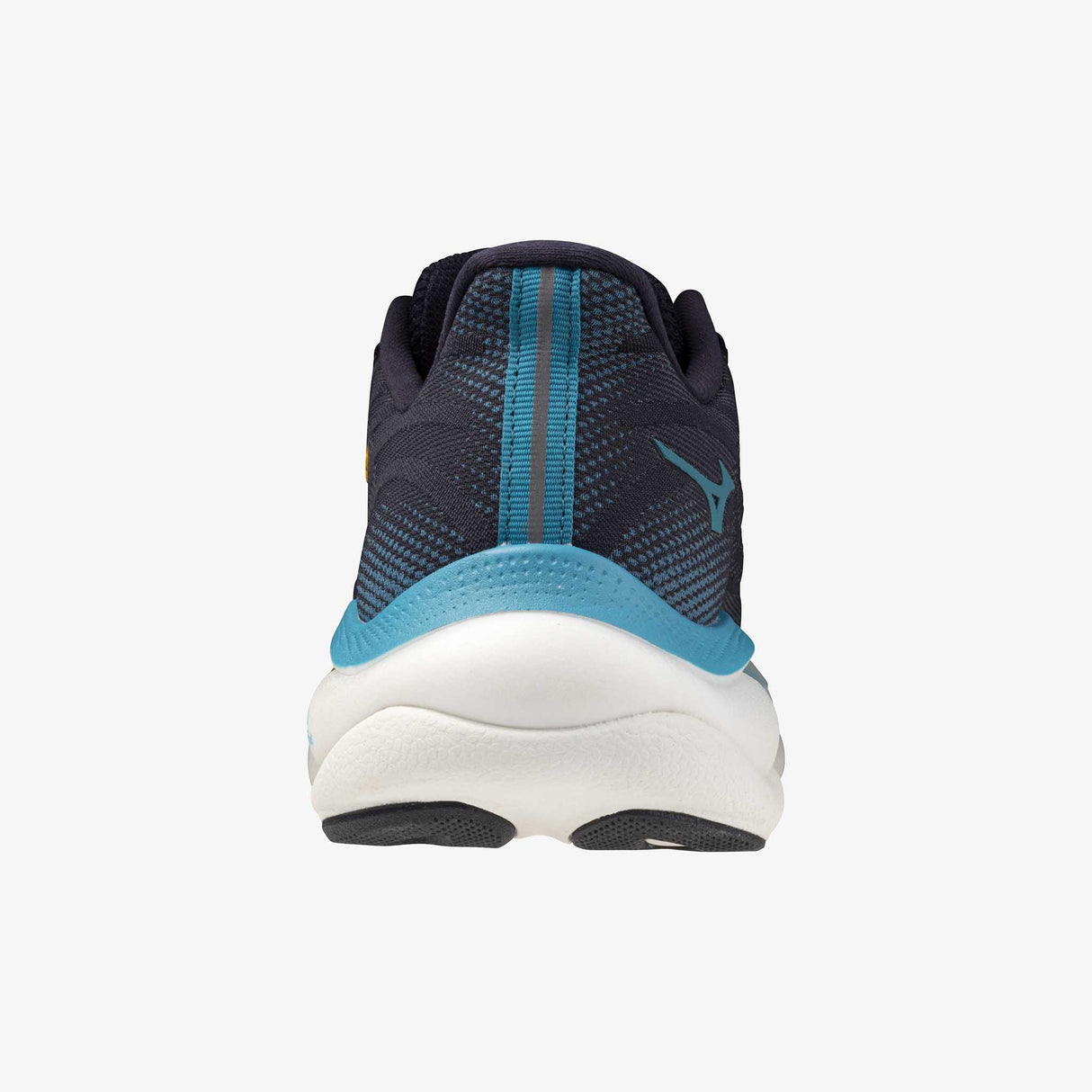 Mizuno Wave Sky 9 soulier de course homme talon - Baritone Blue / Citrus