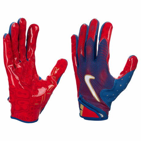 Nike Vapor Jet Energy 8.0 Football Gloves - Gym Blue / University Red / White
