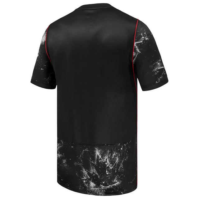 Maillot Nike Canada Soccer 2026 noir réplique extérieur Stadium pour homme