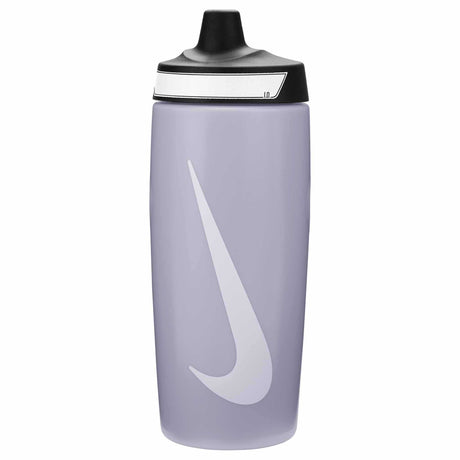 Nike Refuel 18oz bouteille d'eau sport compressible -Wolf Grey / Black / White