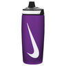 Nike Refuel 18oz bouteille d'eau - Vivid Purple / Black / White