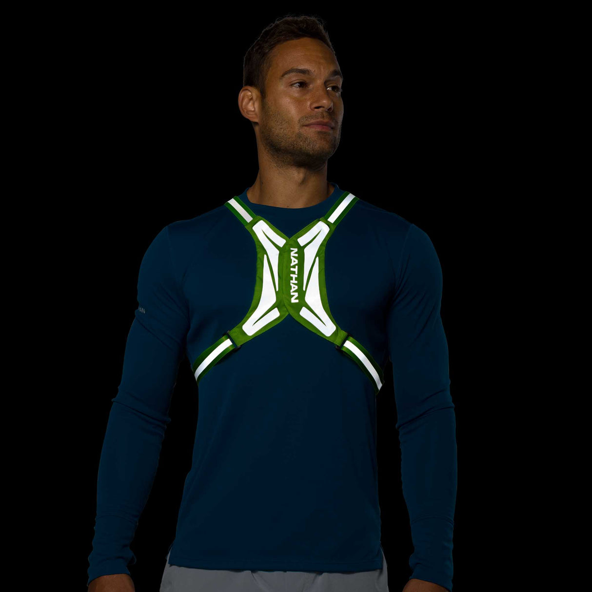 Nathan HyperNight Lite veste de visibilité réfléchissante de course à pied - Safety Yellow