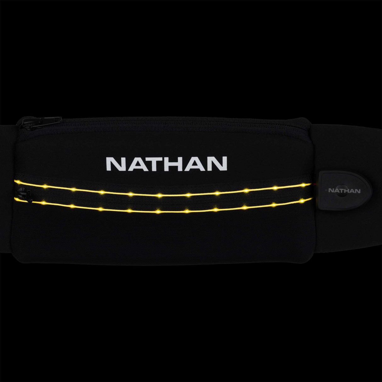 Nathan Laser Light 5K ceinture de course à pied réfléchissant - Black / High Vis Yellow
