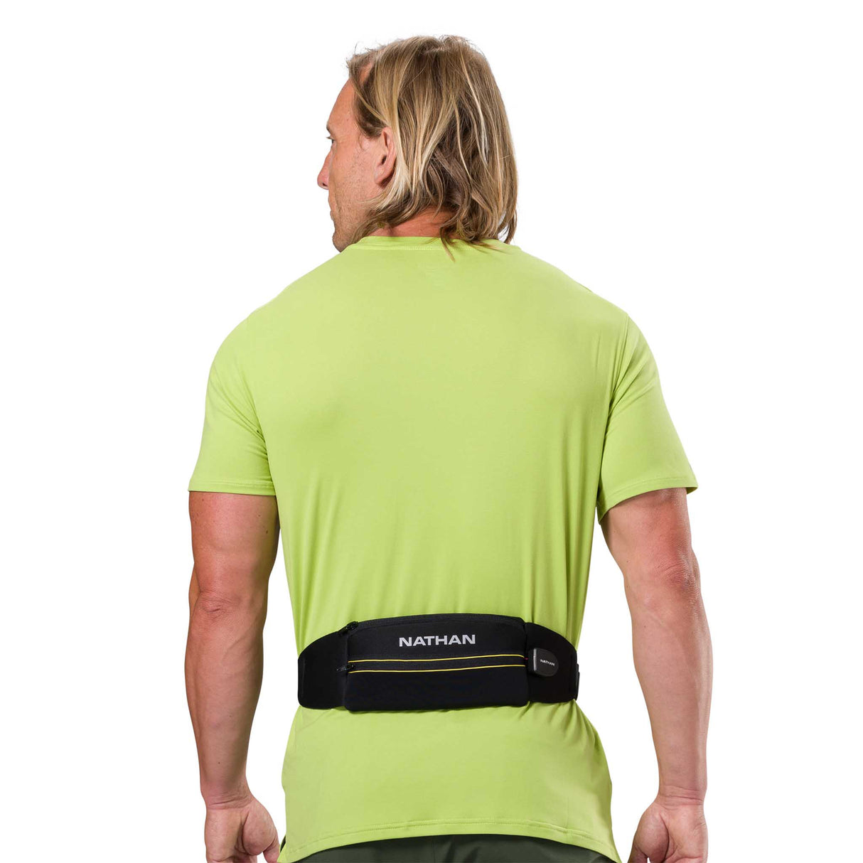 Nathan Laser Light 5K ceinture de course à pied réfléchissant - Black / High Vis Yellow