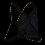 Nathan Laser Light Web veste de visibilité réfléchissante de course à pied - Black / High Vis Yellow