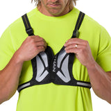 Nathan Laser Light Web veste de visibilité réfléchissante de course à pied - Black / High Vis Yellow