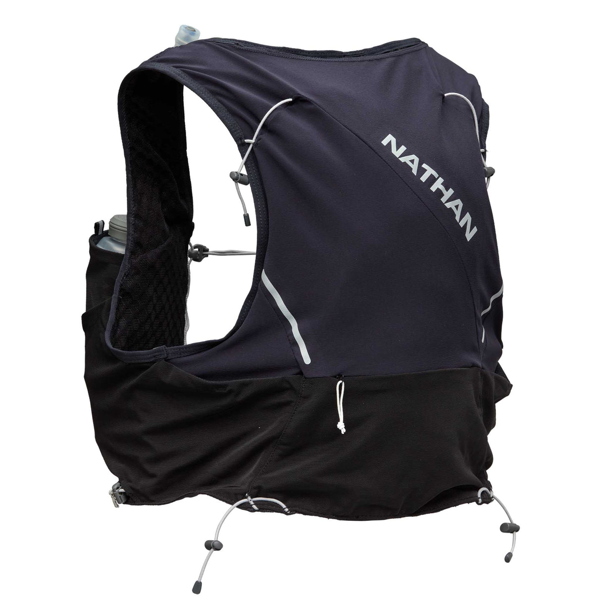 Nathan Pinnacle Pro 6L veste d'hydratation de course à pied - Noir / Black Reflective