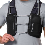 Nathan Pinnacle Pro 6L veste d'hydratation de course à pied live avant  Noir / Black Reflective