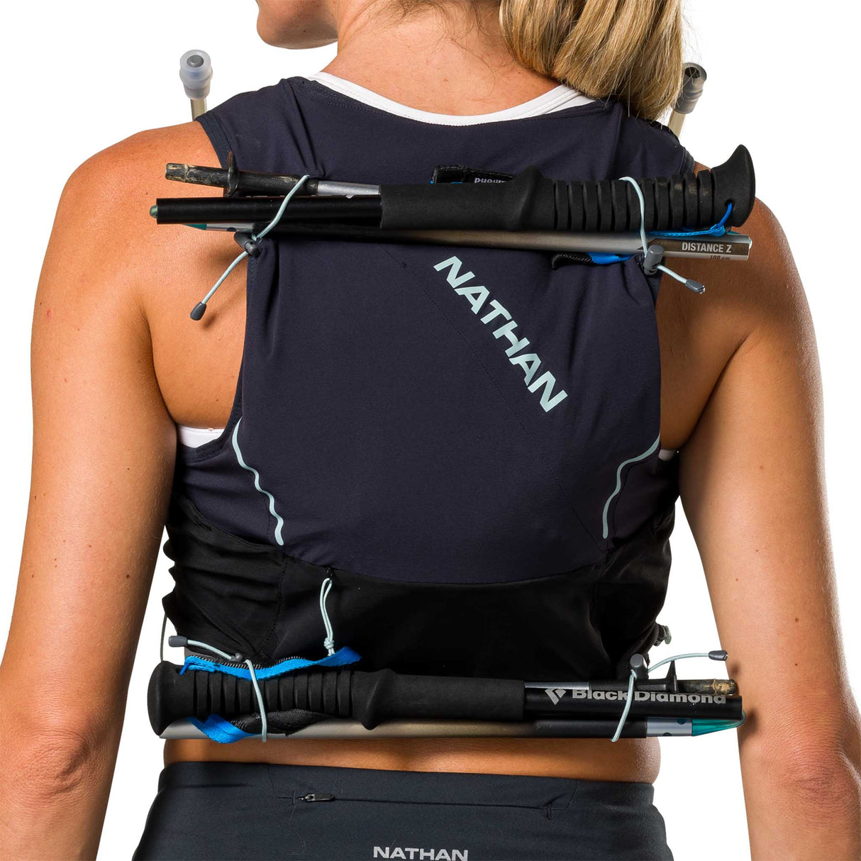 Nathan Pinnacle Pro 6L veste d'hydratation femme live- Black / Surf Spray