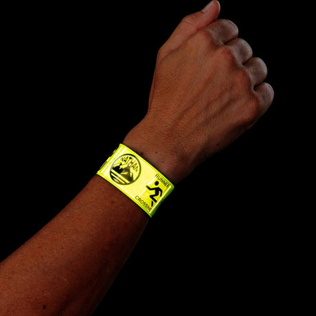 Nathan Reflex bandes réfléchissantes pour course à pied haute visibilité - Jaune