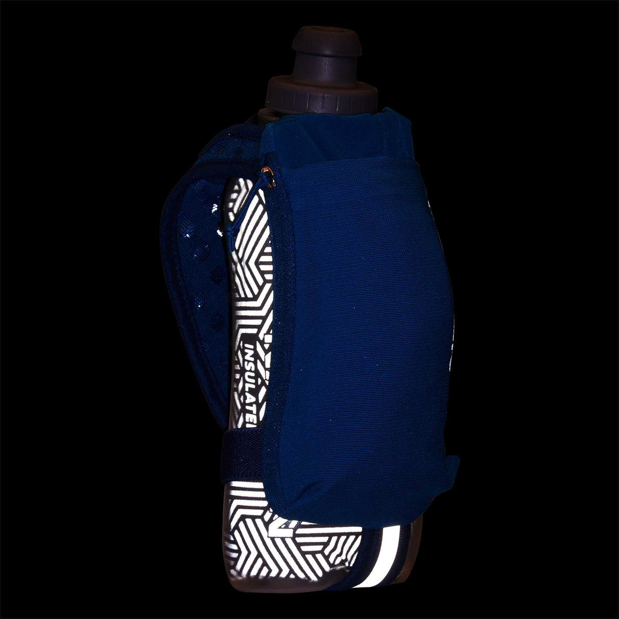 Gourde isotherme Nathan SpeedDraw 2 - 535ml - Deep Blue/ Reflective Silver