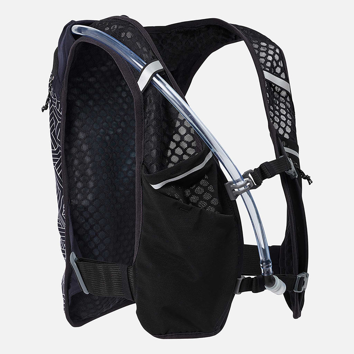 Nathan HyperNight Quick Start 3.0 4L veste d'hydratation de course à pied - Noir / Hex Print