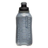 Nathan SpeedDraw 2 bouteille isolée à la main 12 oz - Black / Reflective Silver