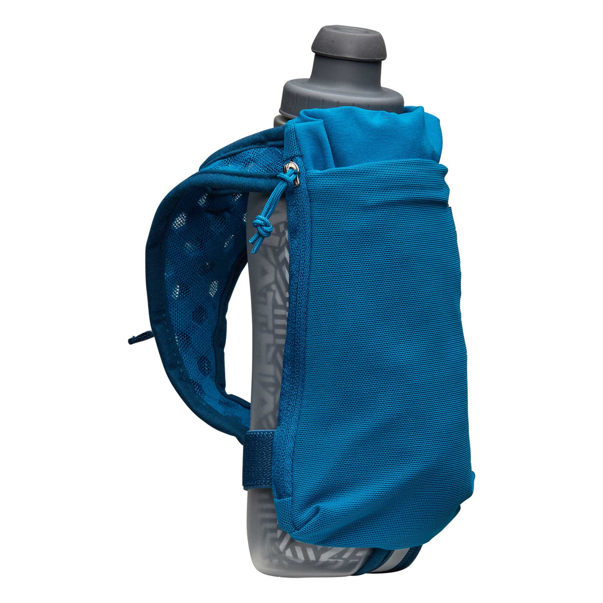 Nathan SpeedDraw 2 bouteille isolée à la main 12 oz - Deep Blue / Reflective SIlver