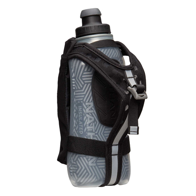 Gourde isotherme Nathan SpeedDraw 2 - 535ml - Black / Reflective Silver