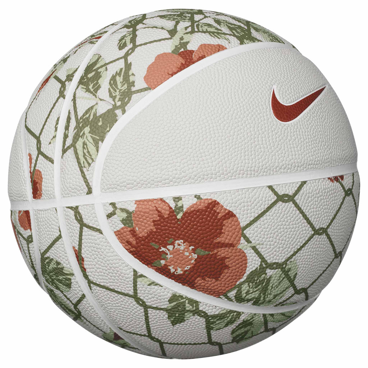 Nike 8P RPM Ballon de basketball - Orewood Brown / White / Burnt Sunrise