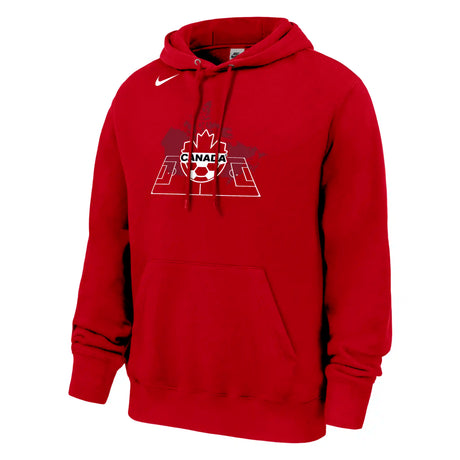 Nike Canada Soccer Club Fleece chandail à capuchon pour homme - Rouge