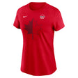 Nike Canada Soccer Core Cotton SS t-shirt de soccer femme - Rouge