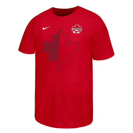 Nike Canada Soccer Core Cotton SS T-shirt Davies pour enfant- Rouge
