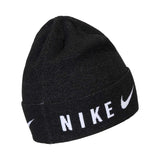 Nike Dri-Fit Lightweight Knit Tuque à revers unisexe - Noir / Blanc