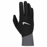 Nike Pacer Midweight Running Gloves for Men - Black / Smoke Grey / Silver