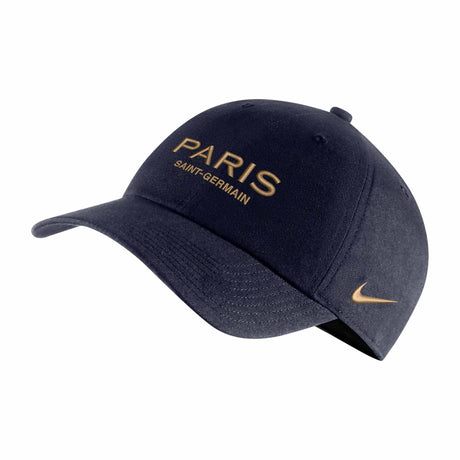 Nike Campus Cap casquette de soccer de Paris Saint-Germain - Bleu