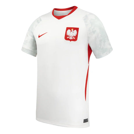 Maillot blanc Nike Pologne Soccer 2026 Stadium domicile homme