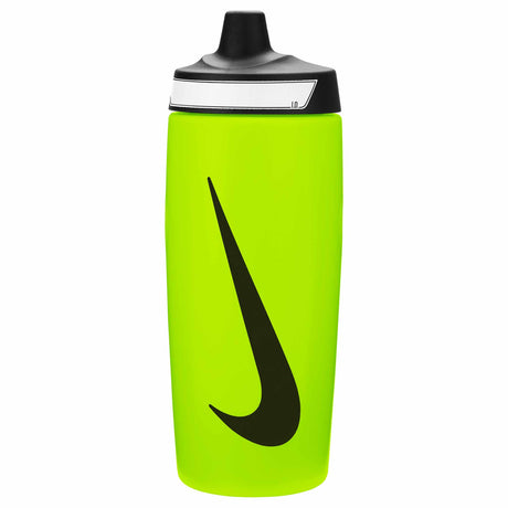 Nike Refuel 18oz bouteille d'eau sport compressible - Volt / Black