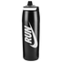Nike Refuel 32oz Graphic bouteille d'eau sport compressible - Black / Black / Black / White