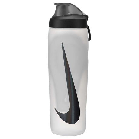 Nike Refuel Locking Lid 24oz bouteille d'eau sport refermable-Natural / Black / Black Iridescent
