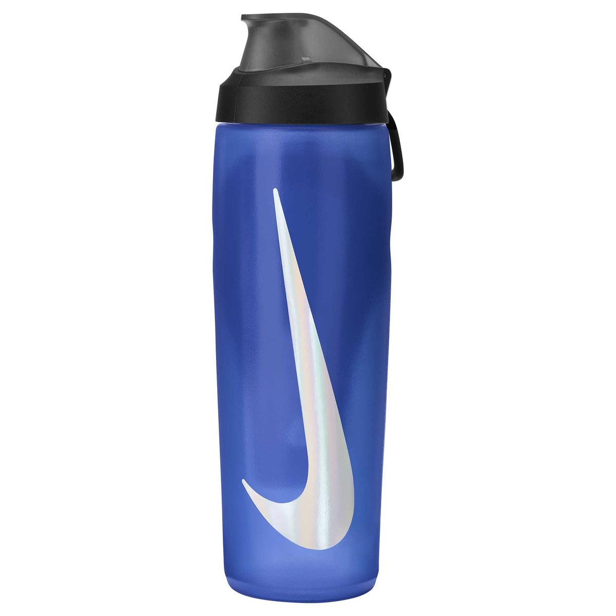 Nike Refuel Locking Lid 24oz bouteille d&#39;eau sport refermable-Game Royal / Black / Silver Iridescent