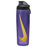Nike Refuel Locking Lid 24oz bouteille d'eau sport refermable-Action Grape / Black / Metallic Gold
