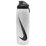 Nike Refuel Locking Lid 32oz bouteille d'eau sport refermable -Natural / Black / Black Iridescent