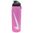 Nike Refuel Locking Lid 32oz bouteille d'eau sport refermable -Pink Spell / Black / Silver Iridescent