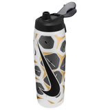 Nike Refuel Locking Lid Graphic 32oz  - Clear / Black / Flt Gold / Flt Silver / Black