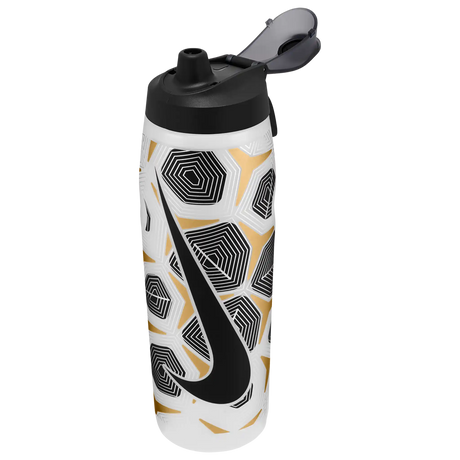 Nike Refuel Locking Lid Graphic 32oz  - Clear / Black / Flt Gold / Flt Silver / Black