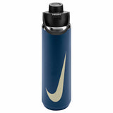 Nike SS Recharge Chug Bottle 24 oz - Blue Force / Black / Light Khaki