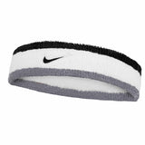 Nike Swoosh Classic Headband - White / Cool Grey / Black