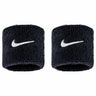 Nike Swoosh Classic Wristbands 2-pack - Black / White