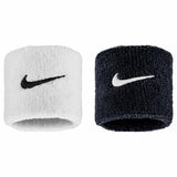 Nike Swoosh Classic Wristbands 2-pack - Black / White / Black