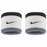 Nike Swoosh Classic Wristbands 2-pack - White / Cool Grey / Black