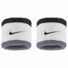 Nike Swoosh Classic Wristbands 2-pack - White / Cool Grey / Black