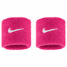 Nike Swoosh Classic Wristbands 2-pack - Vivid Pink / White