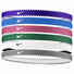 Nike Youth Flex Classic Headbands 6 PK - Sweet Beet / Comet Blue / White