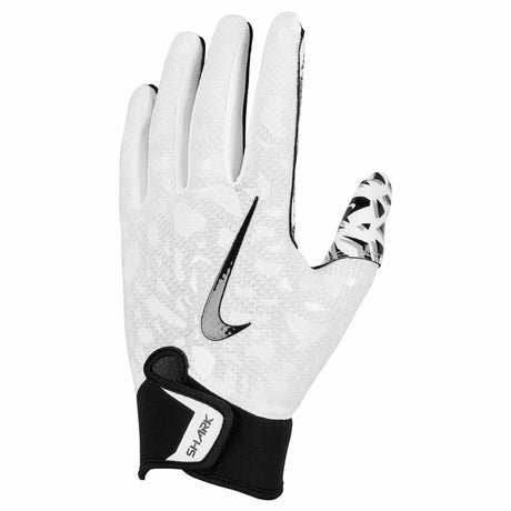 Nike Youth Shark 2.0 Football Gloves - White / White / Black